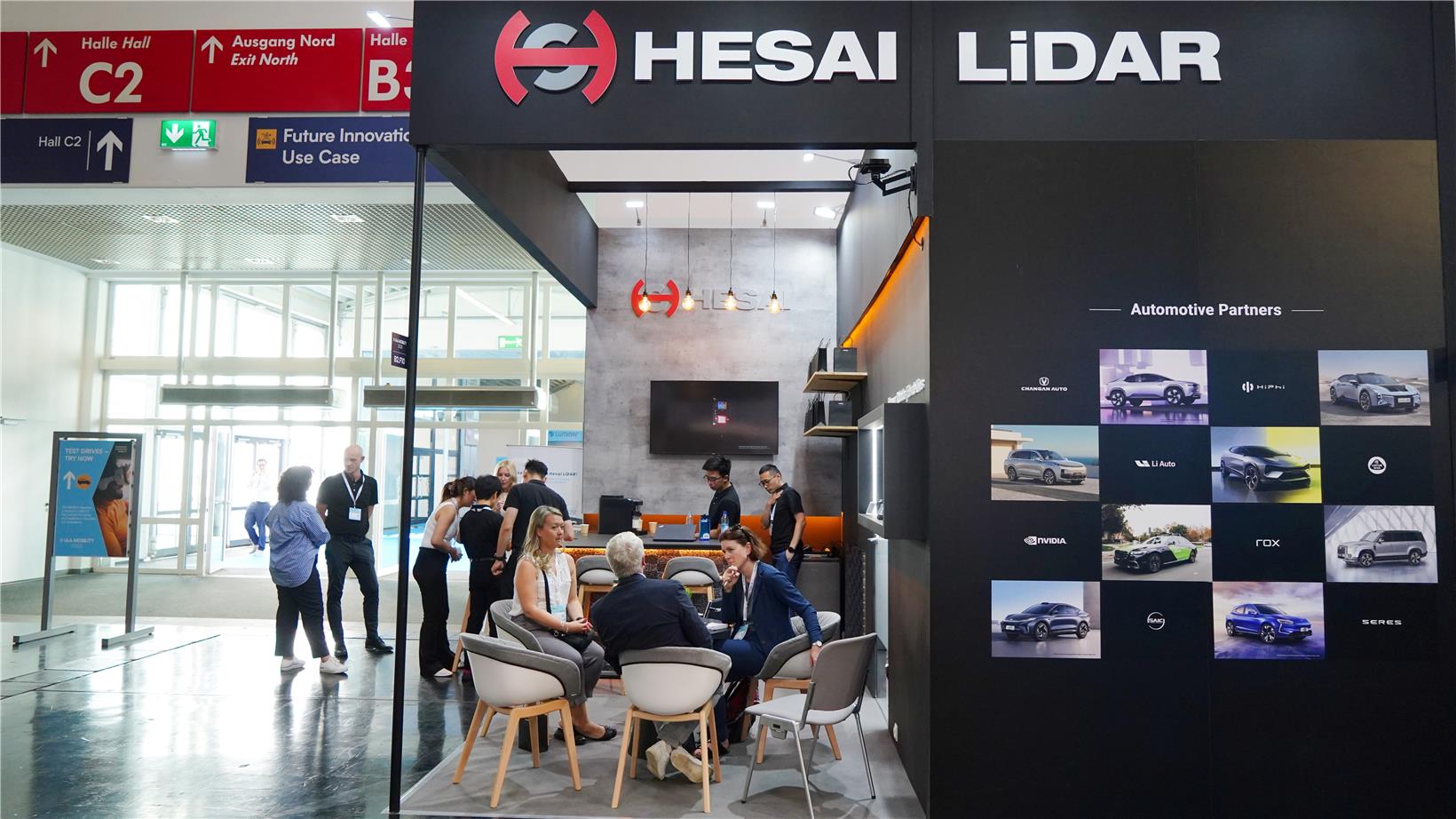 Hesai’s AT128 Automotive Lidar Debuts in Europe with Luxury EV HiPhi Z’s German Sales Launch