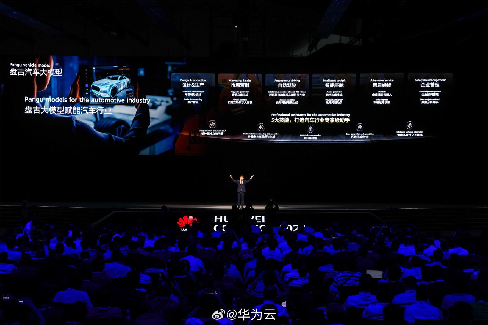 Huawei Cloud unveils Pangu vehicle large model at HUAWEI CONNECT 2023