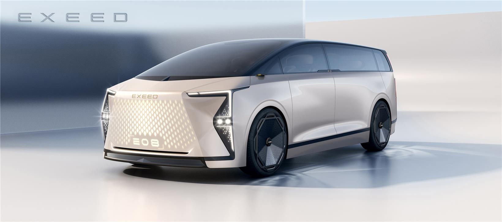 ​EXEED releases renderings of first electric MPV E08