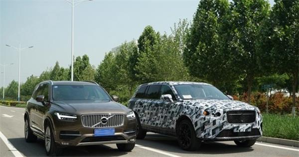 CHJ extended-range mid-to-large hybrid SUV spied on roads