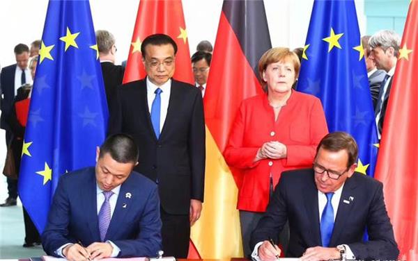 Roundup of partnerships in auto industry during visit of Premier Li Keqiang to Germany