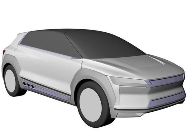 Patent images of BYD all-new electric vehicle exposed