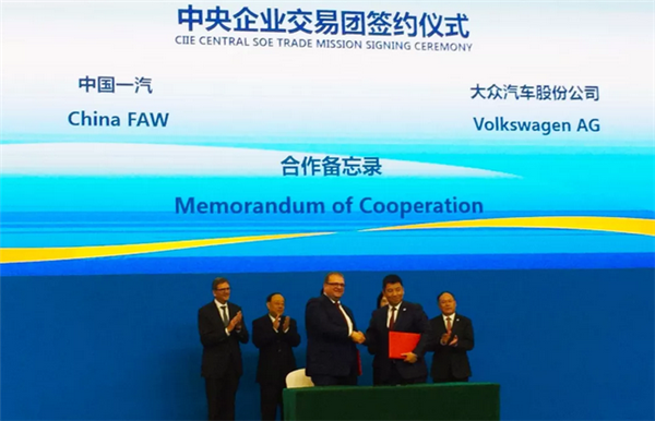 FAW-VW, Volkswagen sign MoU for transaction of CKD, vehicles