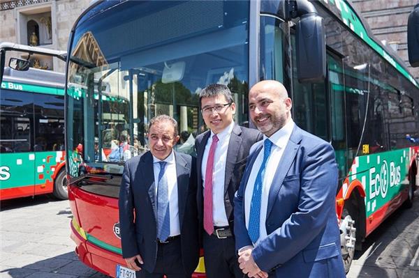 BYD delivers eBus fleet to southern Italian city of Messina