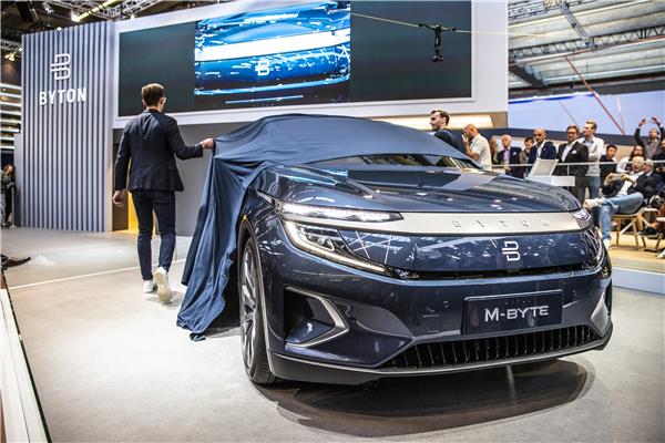 BYTON M-Byte SUV’s first pre-production prototype rolls off production line