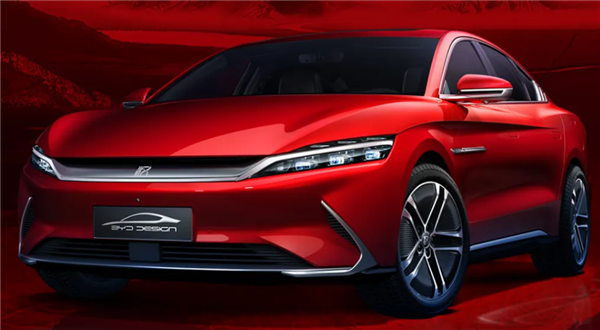 Update of BYD Han EV flagship sedan