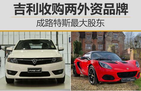 Geely purchased two foreign brands and became Lotus’s biggest shareholder