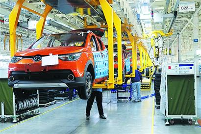 BAIC BJEV Jiangshan base aims to produce 80,000 NEVs in 2017