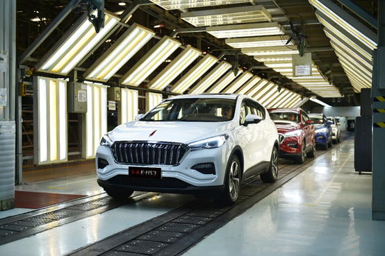 Hongqi’s first all-electric SUV E-HS3 put into volume production