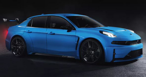 528-hp Lynk & Co 03 Cyan Concept photos exposed