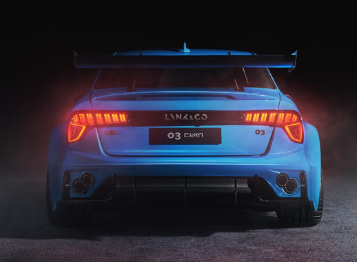 528-hp Lynk & Co 03 Cyan Concept photos exposed