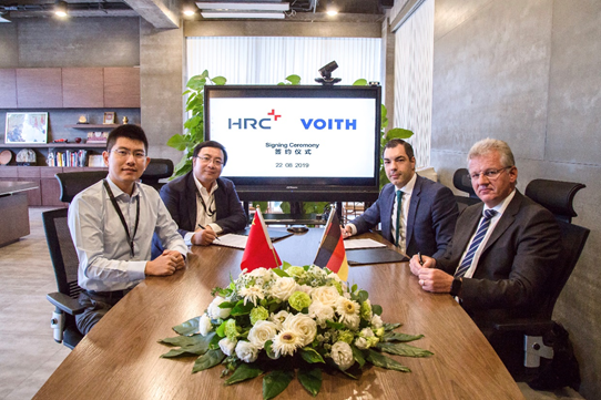 HRC and Voith Composites co-develop hydrogen high pressure vessels for fuel cell applications