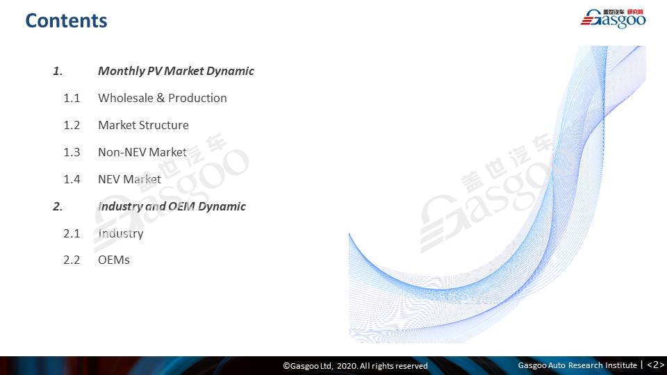 【October, 2020】China Passenger Vehicle Sales Analysis