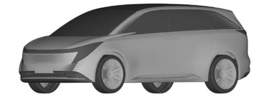 Patent images of Evergrande’s seven-seater MPV Hengchi 4 leaked