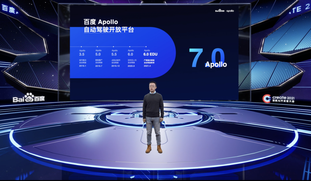 Baidu introduces Apollo 7.0 with multiple auto robots into metaverse