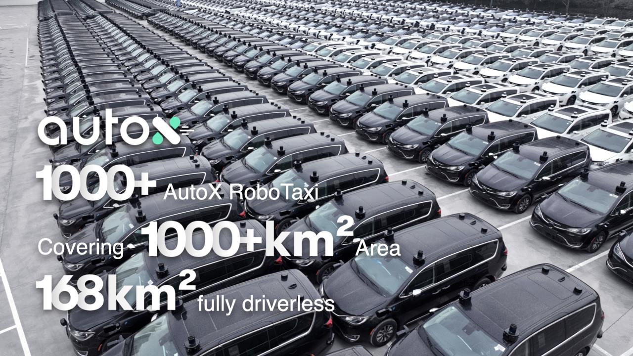 AutoX builds operation hubs for 1,000+ RoboTaxis in China