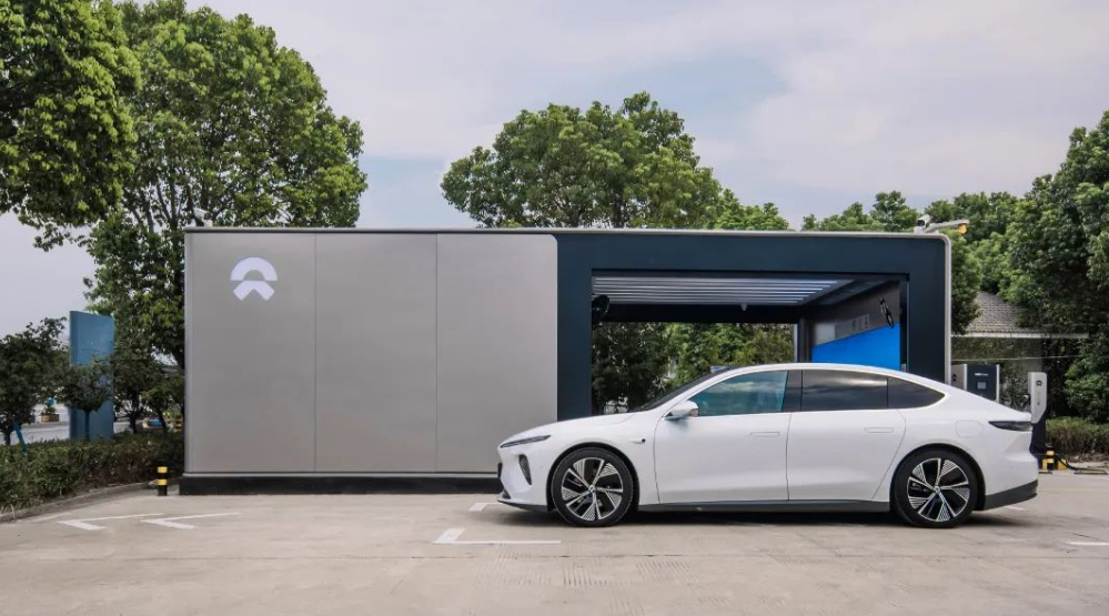 NIO so far deploys over 1,100 battery swap stations