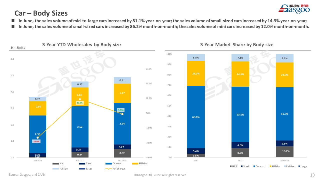 【June 2022】China Passenger Vehicle Sales Analysis