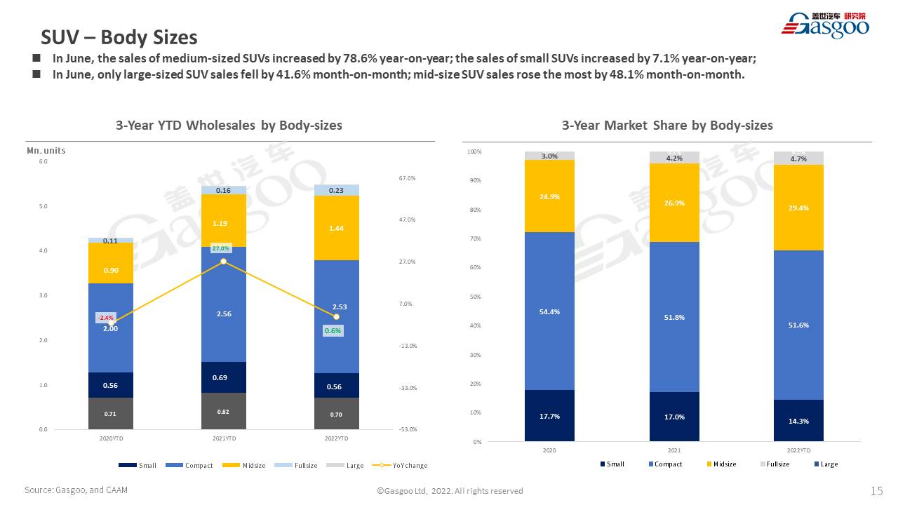 【June 2022】China Passenger Vehicle Sales Analysis