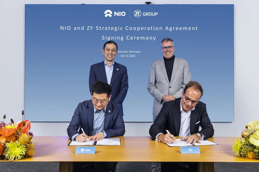 ZF Group, NIO form strategic cooperation on steer-by-wire product