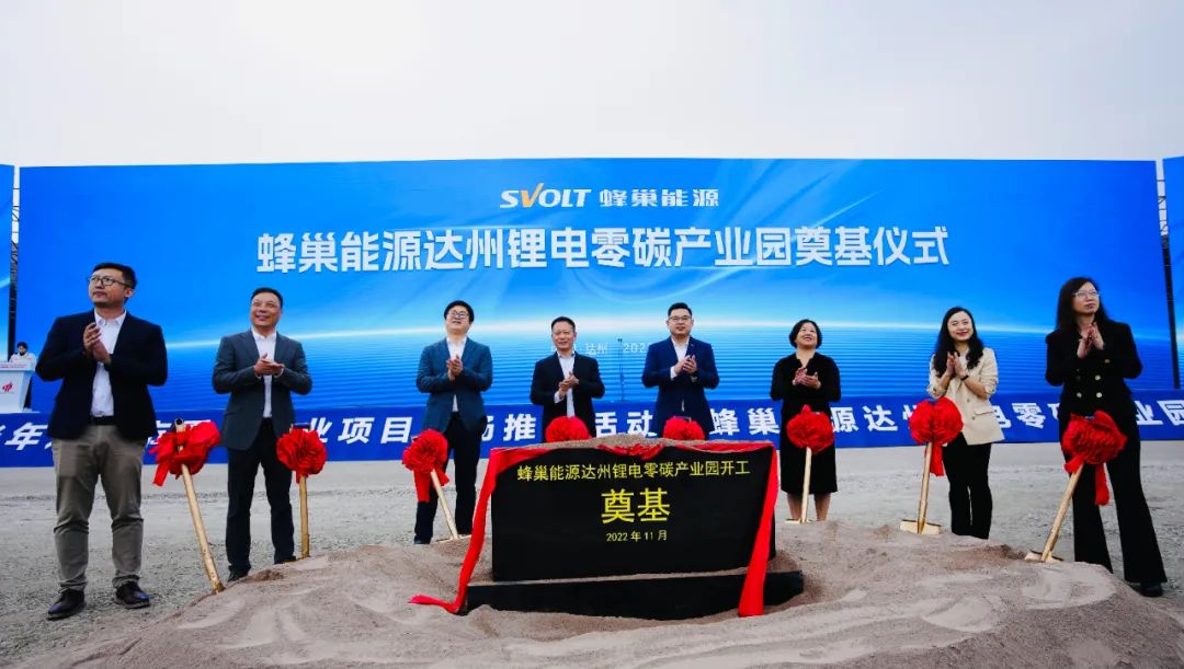 SVOLT breaks ground on lithium battery zero-carbon industrial park in Dazhou city