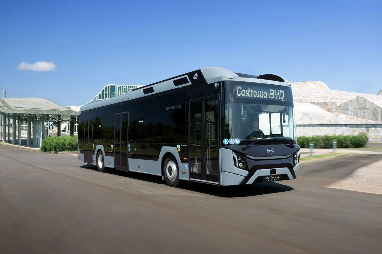 BYD unveils 12-meter-long eBus co-manufactured with Spain’s Castrosua