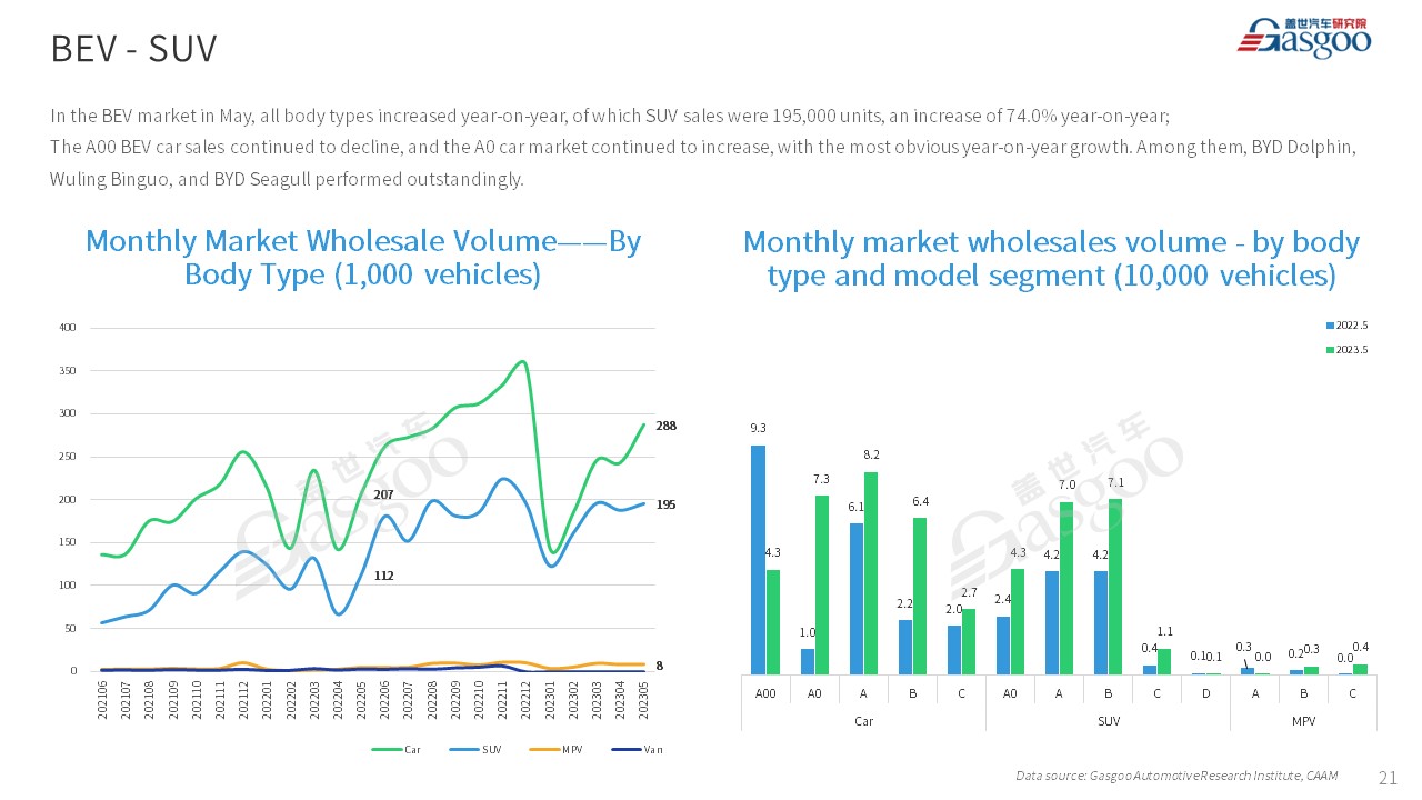 【May 2023】China Passenger Vehicle Sales Analysis