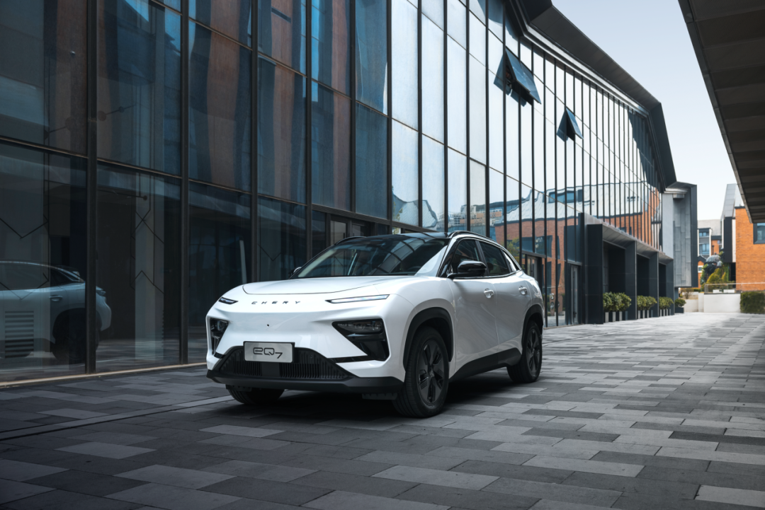 Chery Auto's eQ7 lightweight aluminum-based electric SUV rolls off line