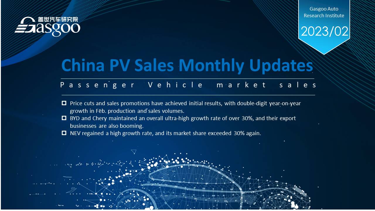 【Feb. 2023】China Passenger Vehicle Sales Analysis