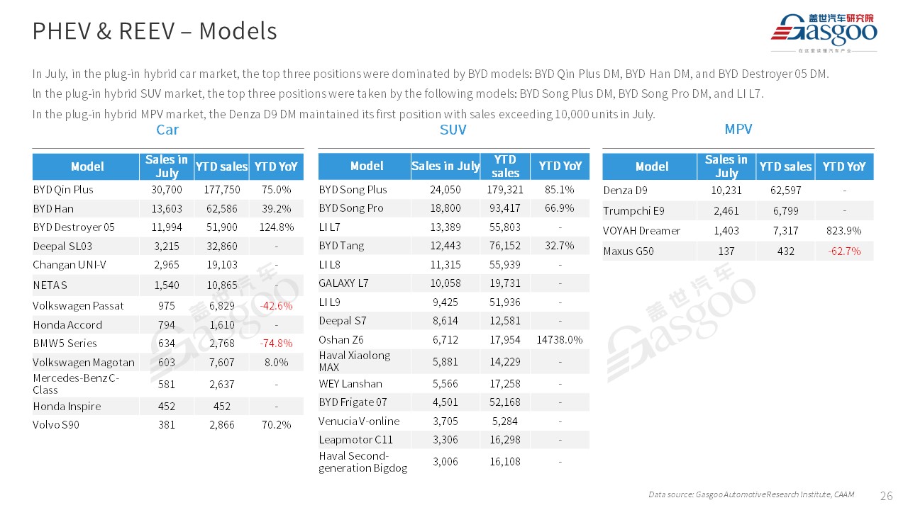 【Jul. 2023】China Passenger Vehicle Sales Analysis