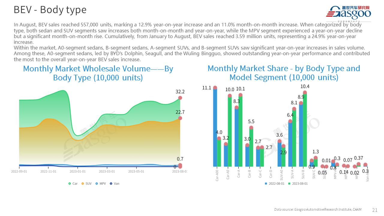 【Aug. 2023】China Passenger Vehicle Sales Analysis