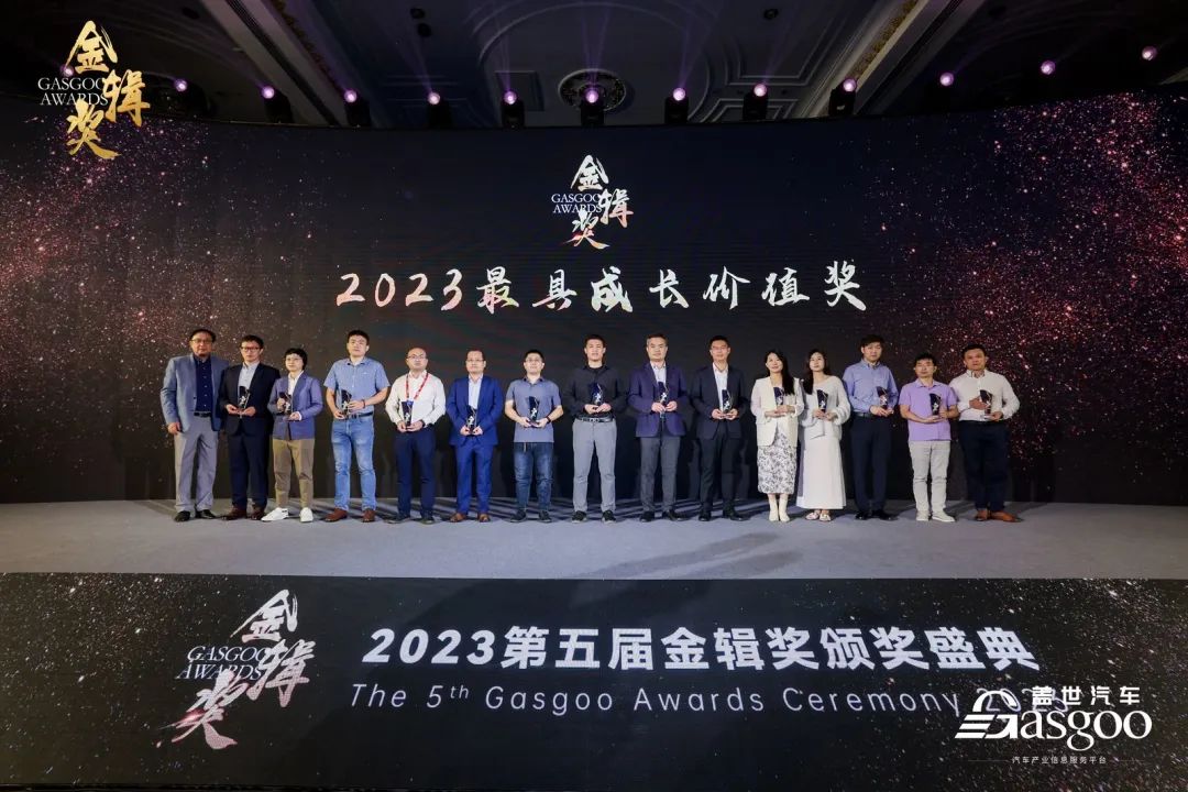 Gasgoo Awards 2023: Most Growth Value Awards