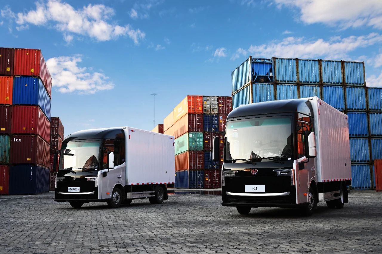 Newrizon ships first intelligent connected electric light trucks to Middle East