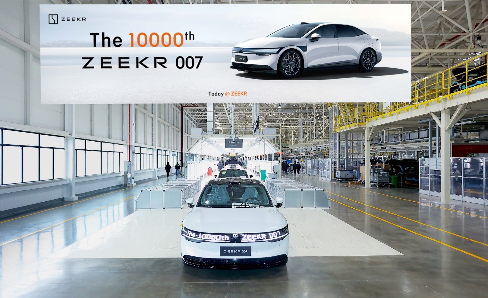 ZXZC Daily: ZEEKR’s 10,000th ZEEKR 007 rolls off production line