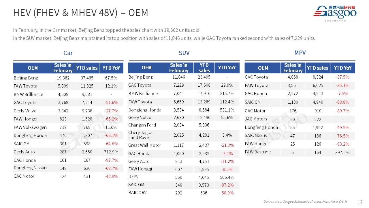 【Feb. 2024】China Passenger Vehicle Sales Analysis