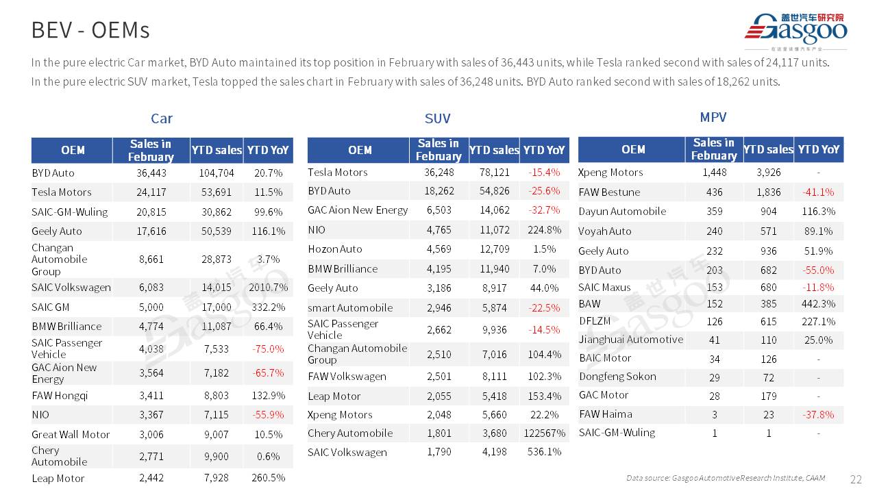 【Feb. 2024】China Passenger Vehicle Sales Analysis