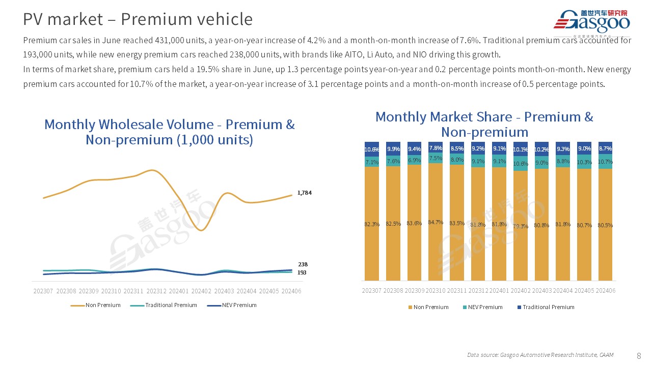 【June 2024】China Passenger Vehicle Sales Analysis