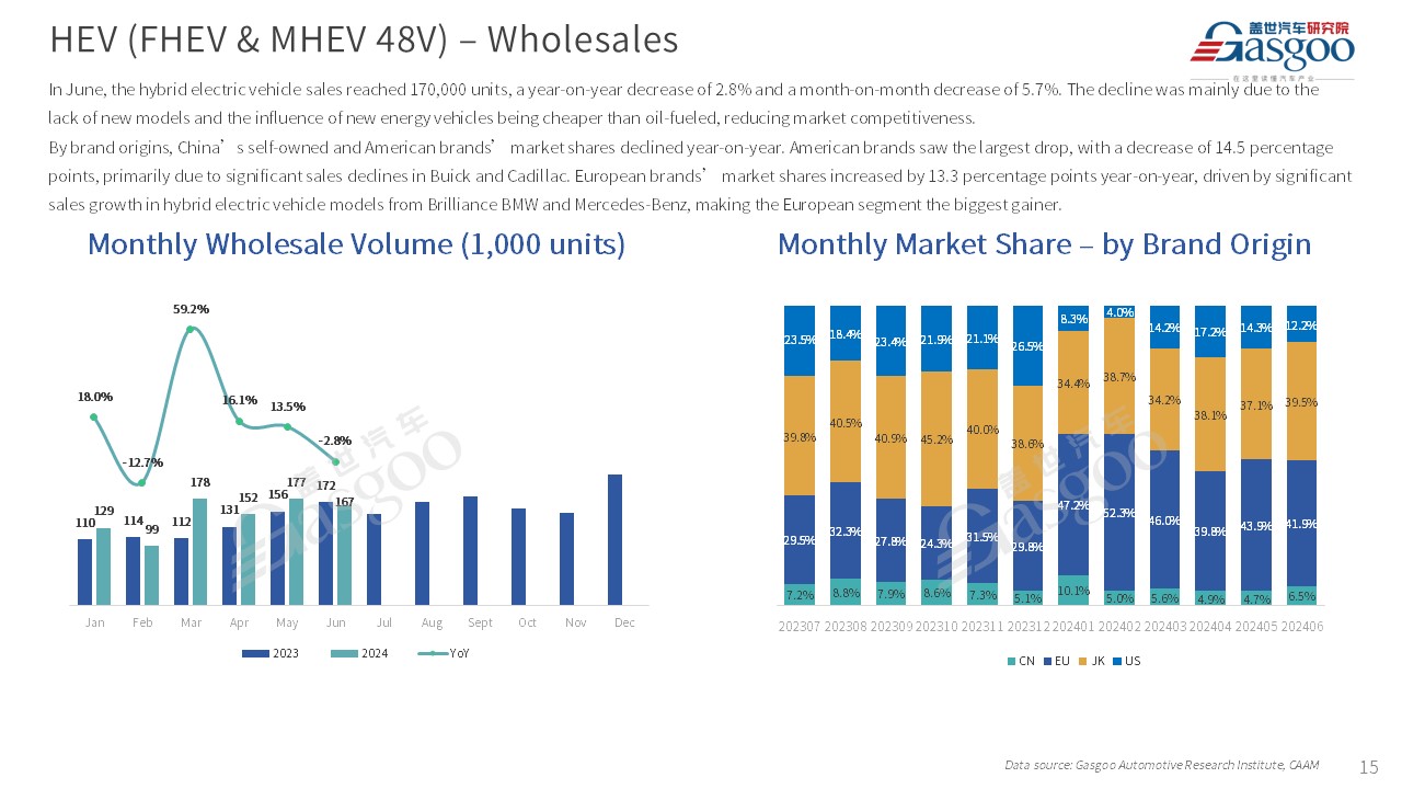 【June 2024】China Passenger Vehicle Sales Analysis