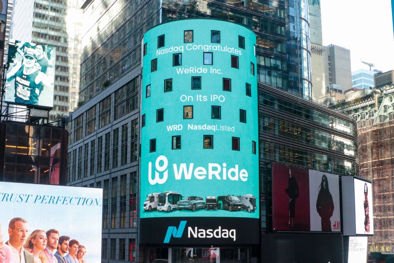 WeRide’s shares start trading on Nasdaq