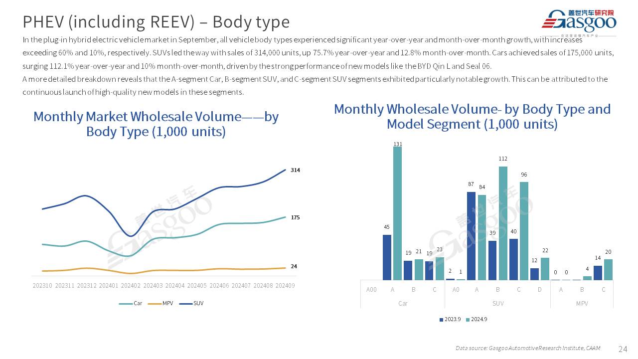 【September 2024】China Passenger Vehicle Sales Analysis