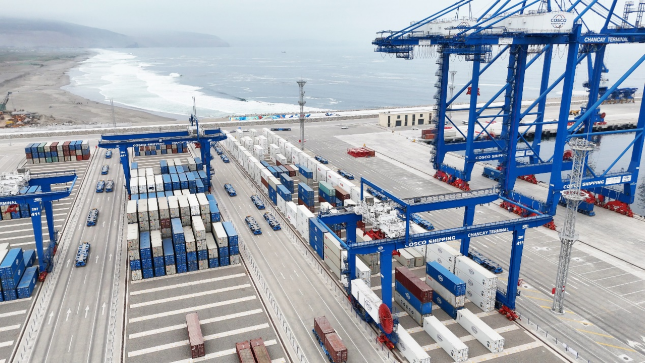 UTOPILOT's smart electric trucks put into commercial operations in Peru's Chancay Port