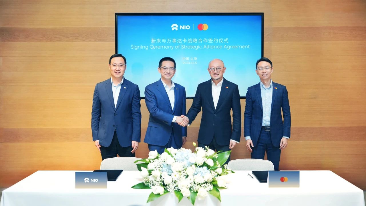 NIO, Mastercard forge strategic partnership to enhance global user services