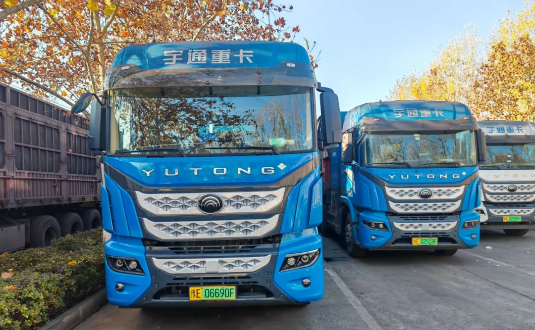 FTXT, Liyuan Group, Yutong put first-batch cooperative hydrogen-powered heavy-duty trucks into operation