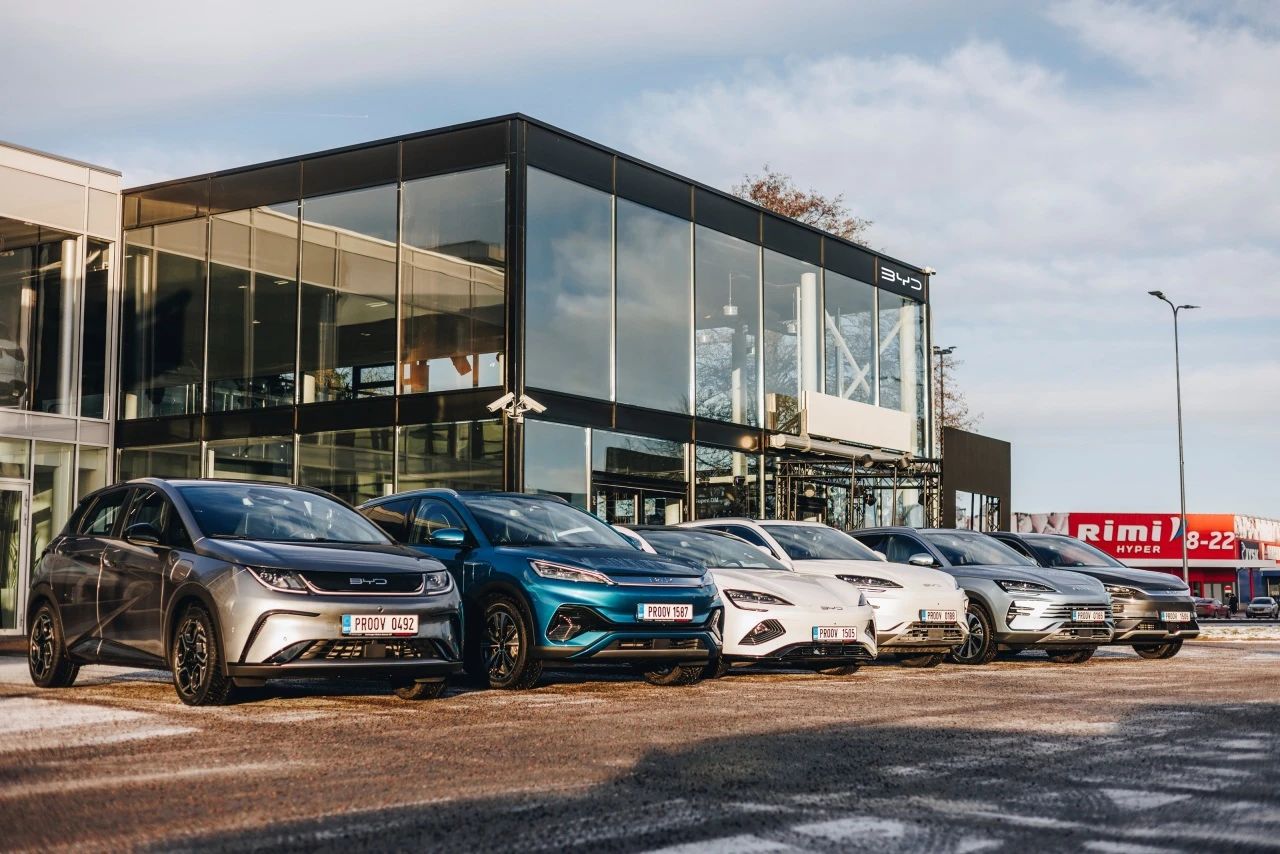 BYD opens two dealerships in Estonia