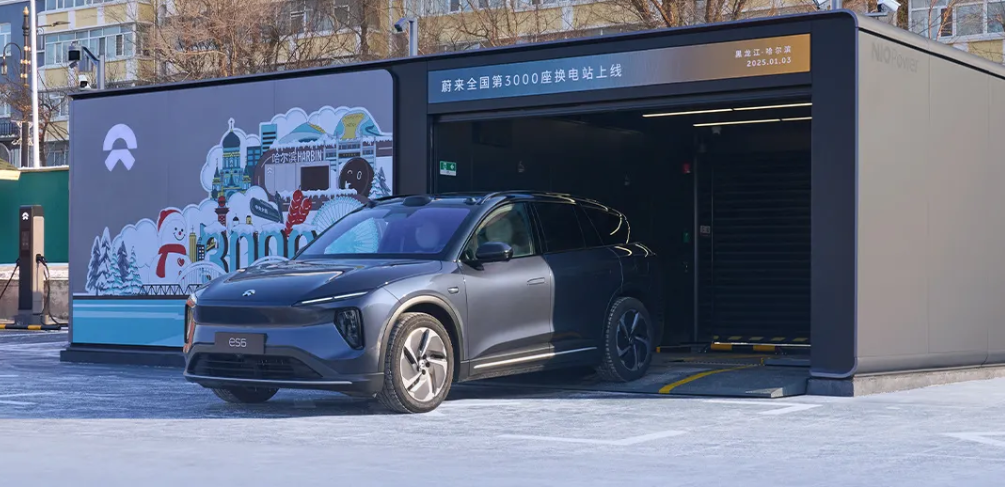 NIO so far deploys over 3,000 battery swapping stations in China