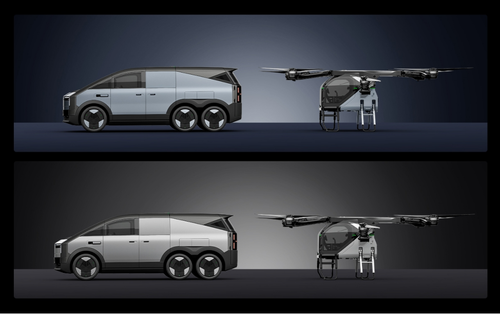 XPENG AEROHT debuts 'Land Aircraft Carrier' flying car at CES 2025