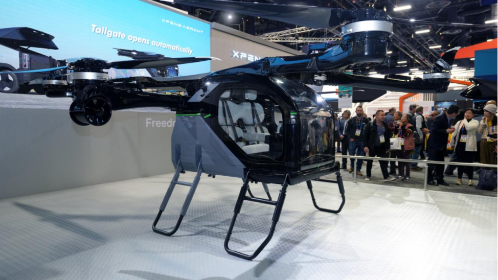 XPENG AEROHT debuts 'Land Aircraft Carrier' flying car at CES 2025