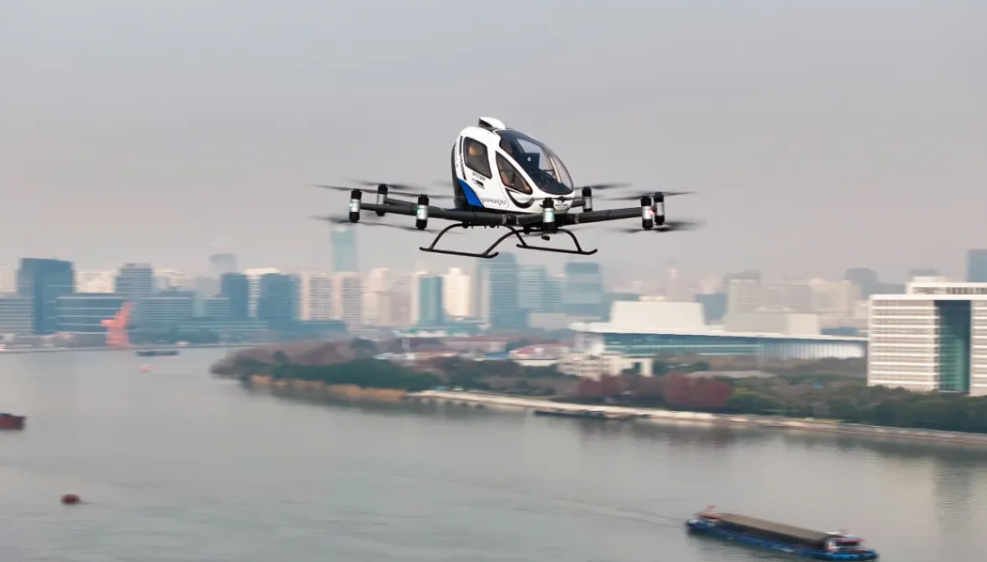 EHang's pilotless eVTOL aircraft EH216-S completes debut flight in Shanghai