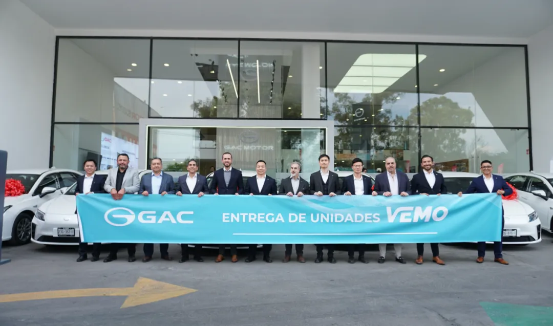 GAC INTERNATIONAL Mexico delivers first-batch new energy vehicles for ride-hailing services