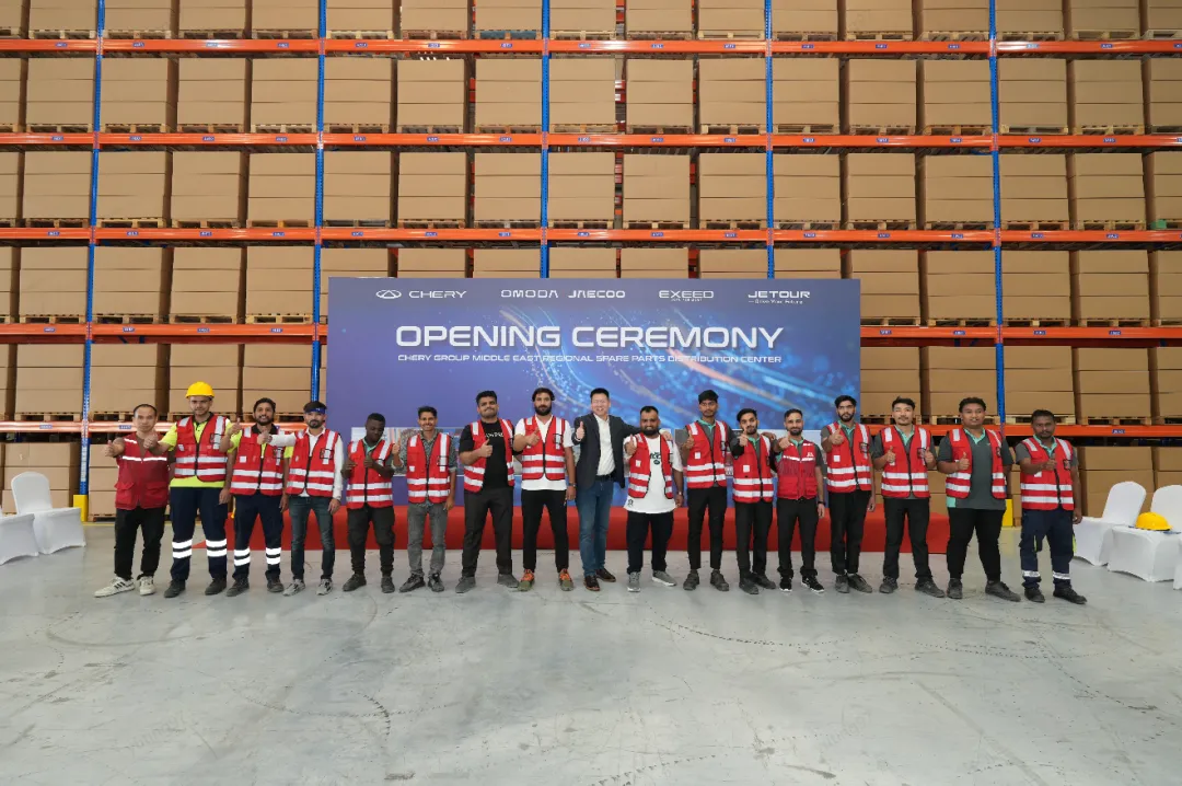 Chery Automobile's spare parts warehouse in Middle East starts operation